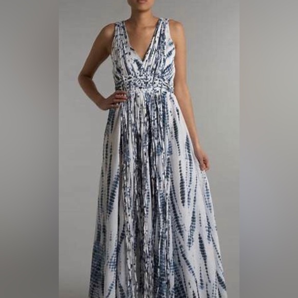 Michael KORS Fringe Tie Dye Dress, Size M, EUC - Picture 4 of 5